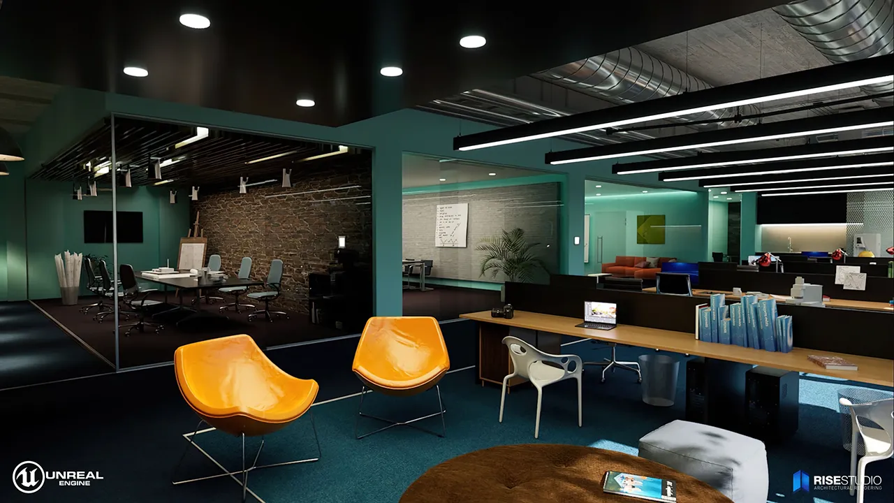 3D Office Unreal Engine
