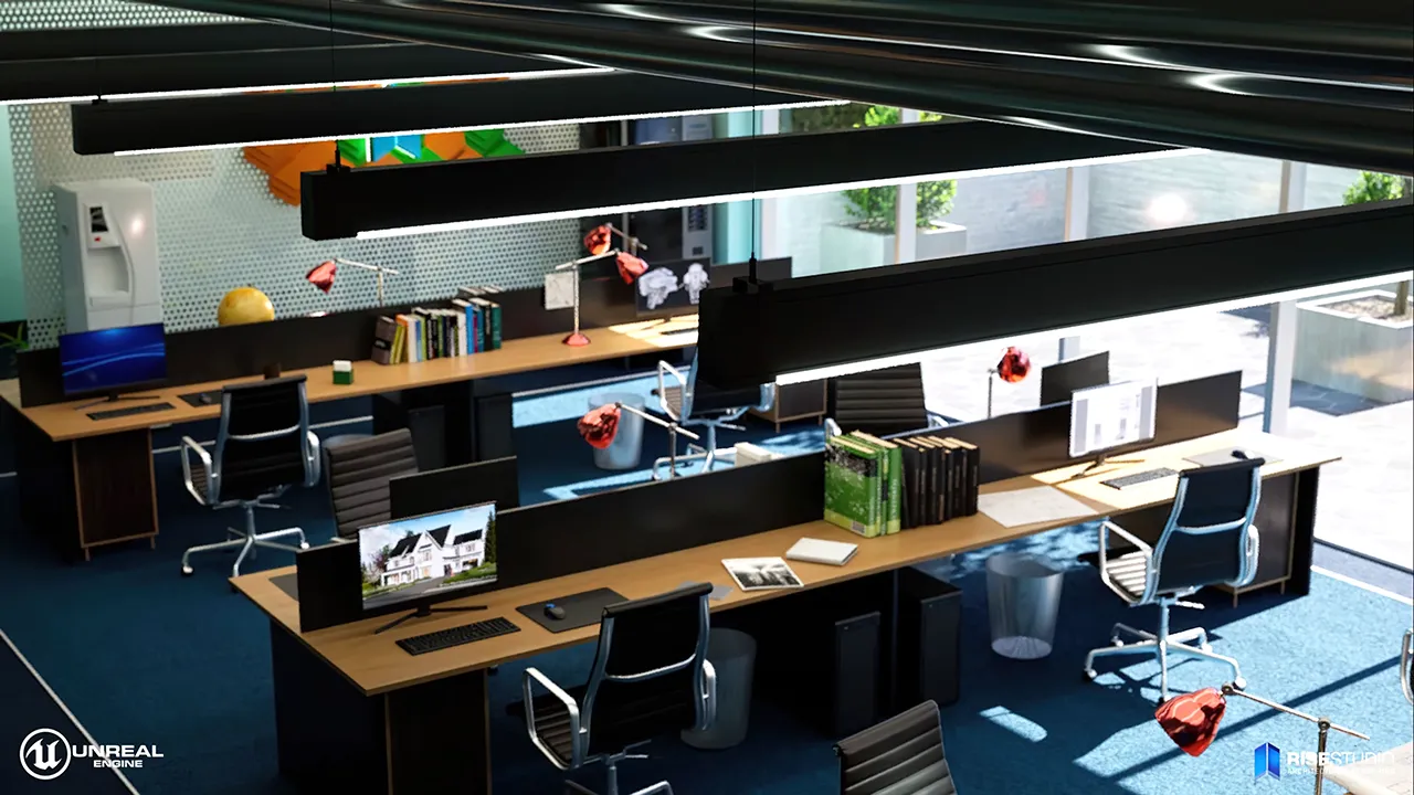 3D Office Unreal Engine