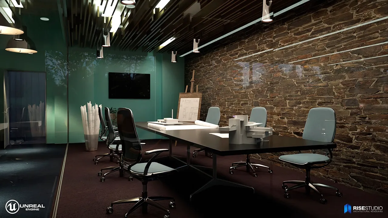 3D Office Unreal Engine