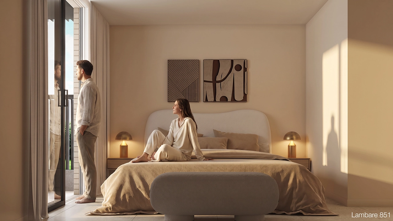 Lambaré 851 - 3D Render Luminous Master Bedroom