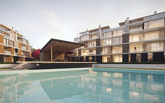 exterior edificio building pool piscina day