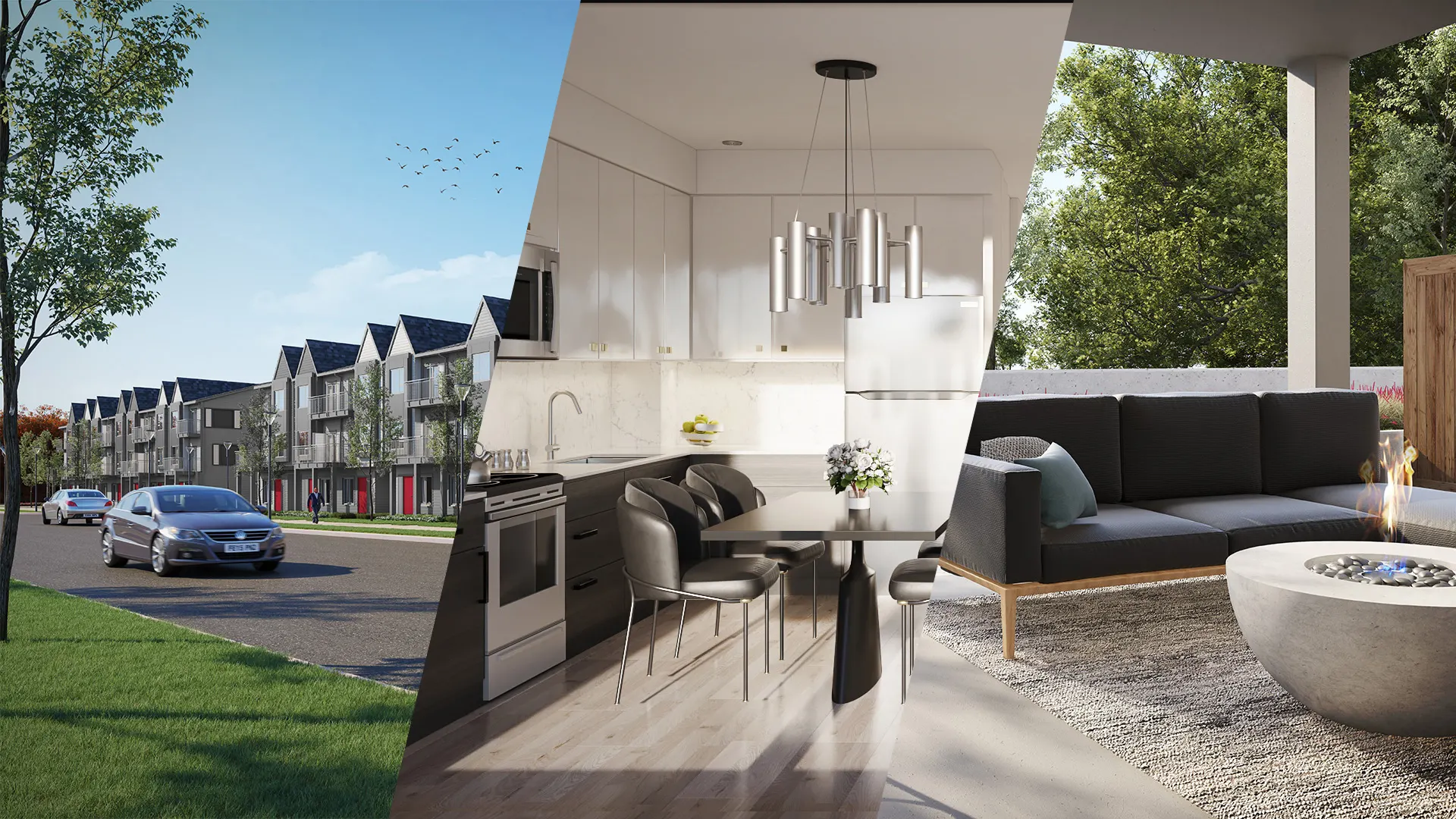 Maxx Urban Towns 3D Rendering Pickering Ontario Canada