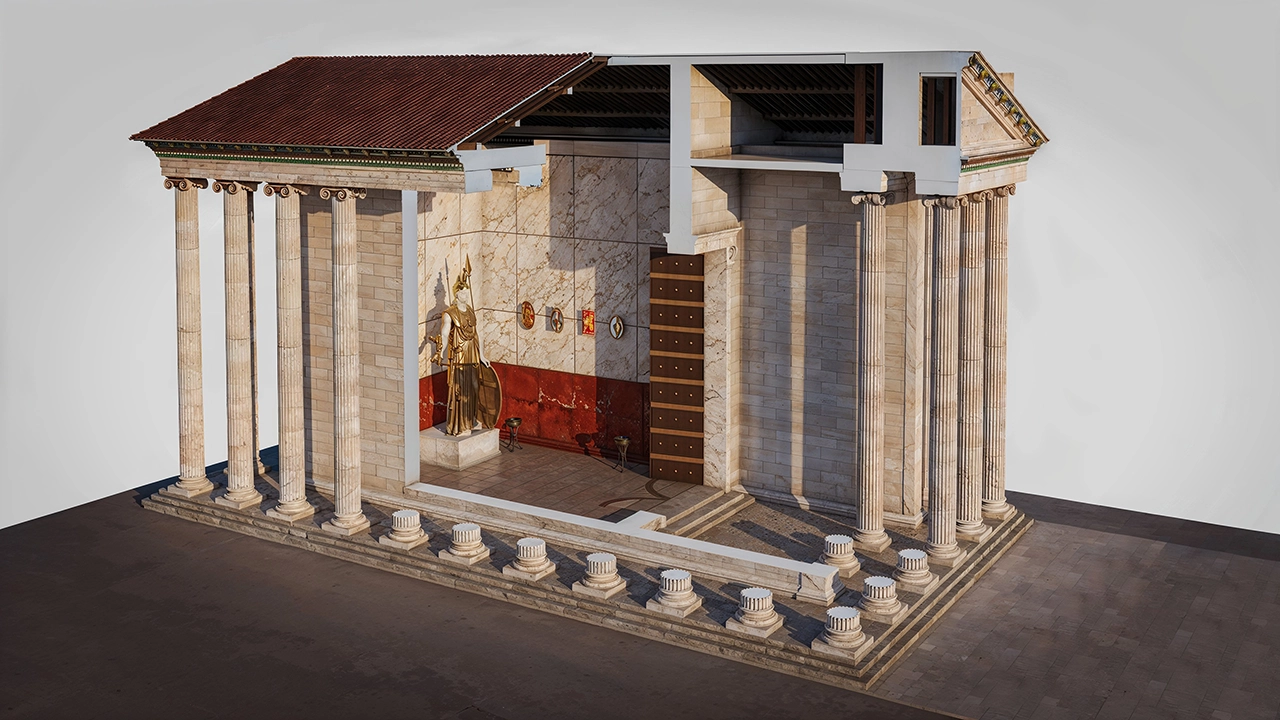 Priene Atenea Temple 3D