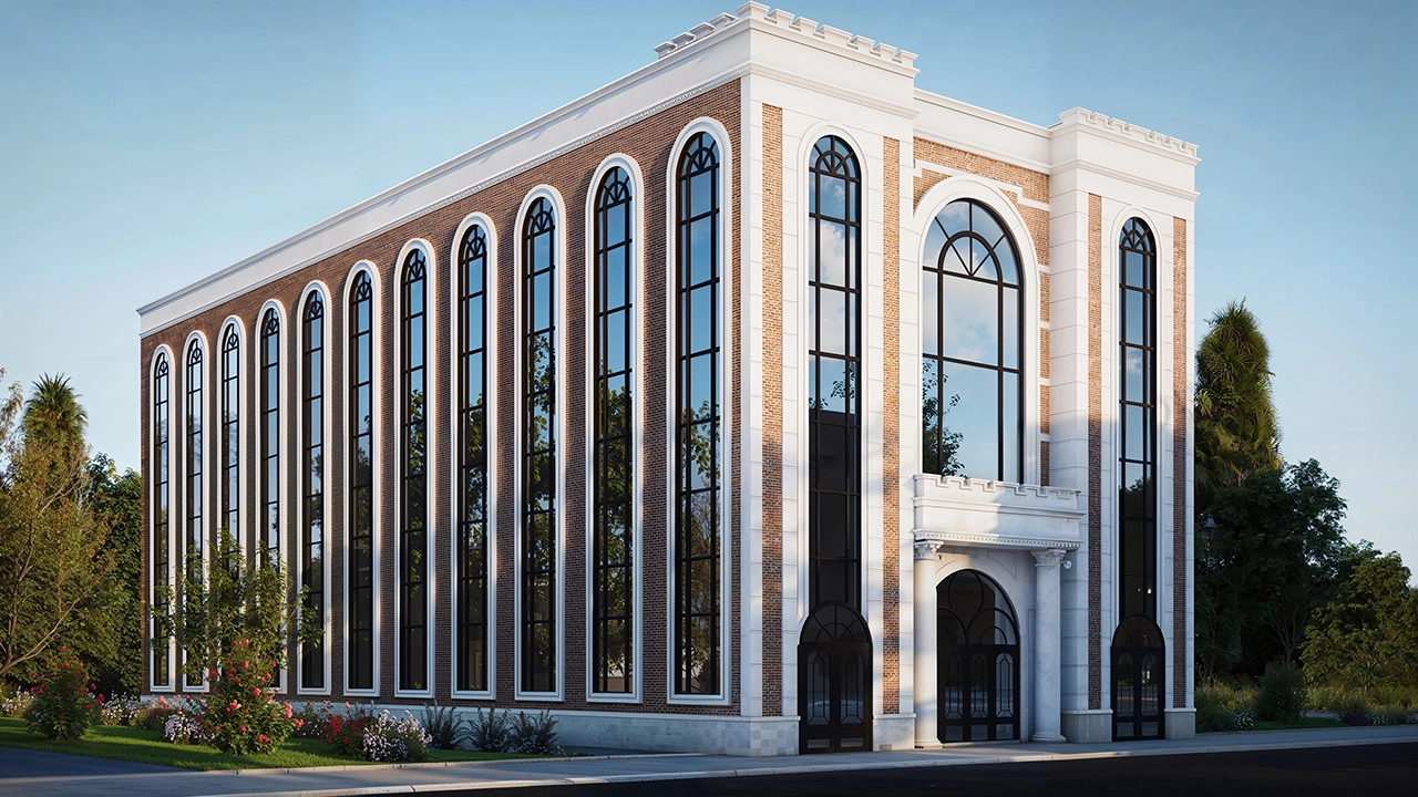 Sinagoga 3D exterior