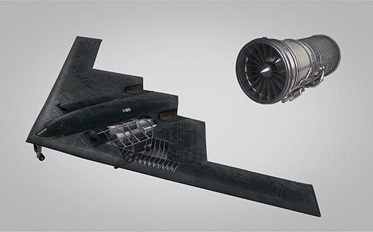 B2 Ariplane 3D